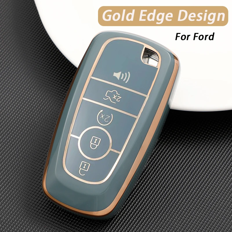 

Чехол для автомобильного ключа из ТПУ для Ford Fusion Edge Mustang Explorer F150 F250 F350