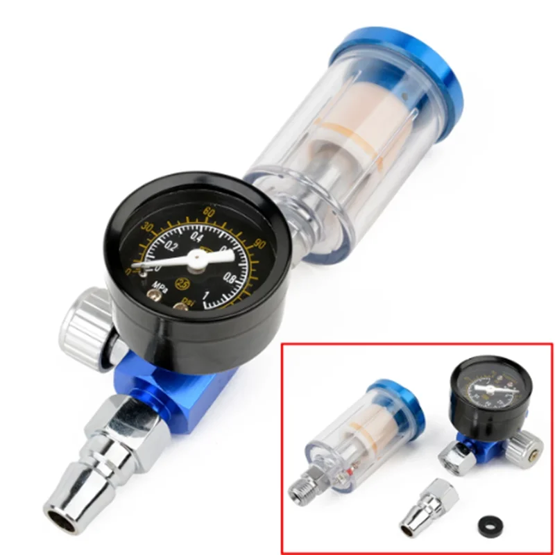 Spray Gun Copper Core Pressure Regulating Filter Pump Water Filter Air Compressor Accessories Oil Water Separator