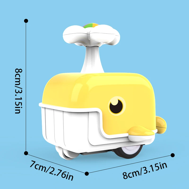 Мультяшная Забавная Инерционная Раздвижная Игрушка-автомобиль С Откатным