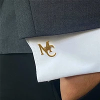 man shirt cufflinks personalized custom name stainless steel gold cufflinks luxury boyfriend wedding groomsmen gifts fathers day