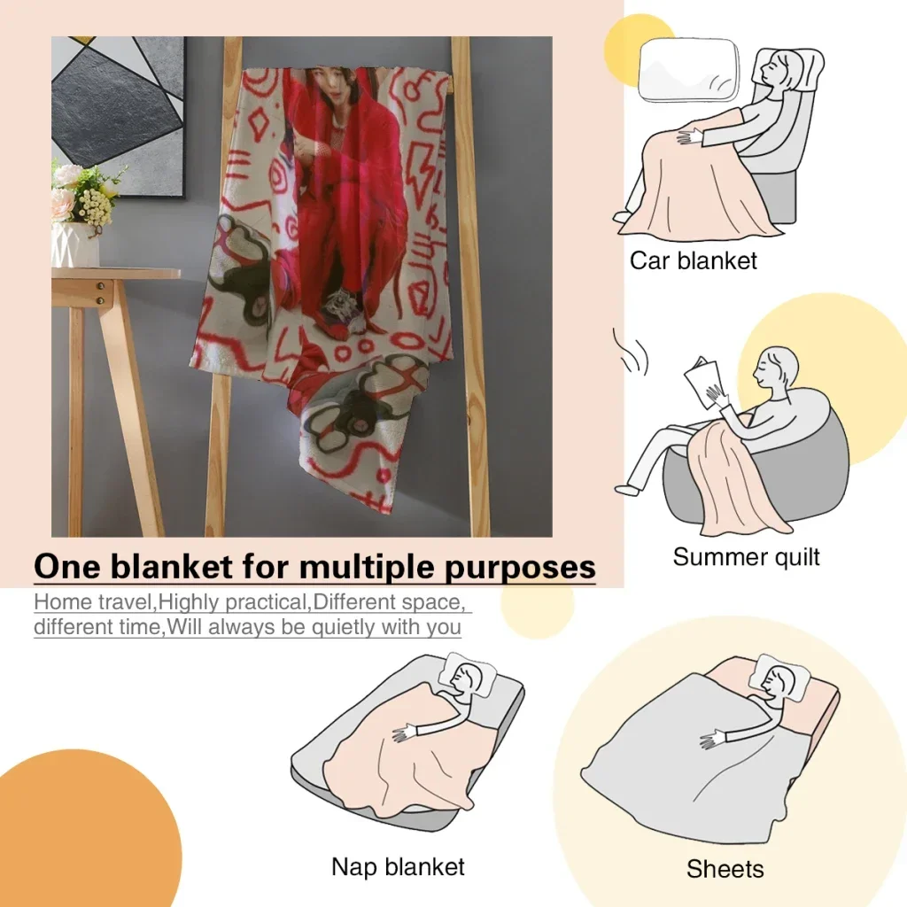 Фланелевый плед SWSX Kpop S-Stray Kids