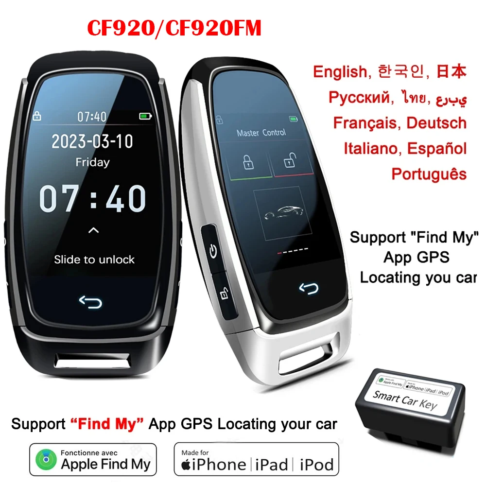 Универсальный пульт дистанционного управления CF920, умный ЖК-ключ для BMW, Audi, Hyundai, VW, Porsche, Toyota, модифицированный