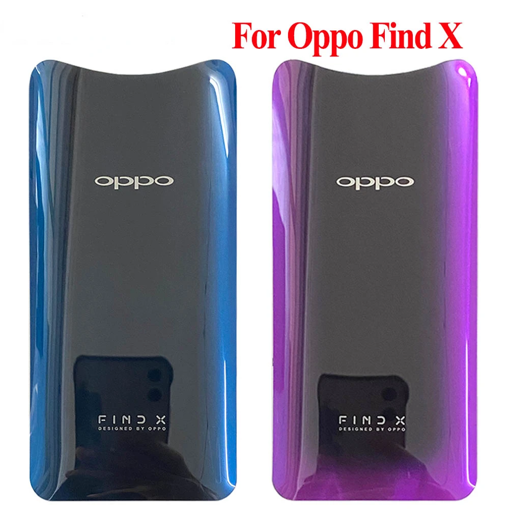 

6.42" New Cover For OPPO Find X Battery Cover Replacement Parts Find X Back Cover Door Housing Battery Door Cover