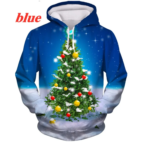 Hot Sale Christmas 3D Printed Hoodies Men/Women Casual Sweatshirts Winter Autumn Hoody Loose Outwear Pullovers