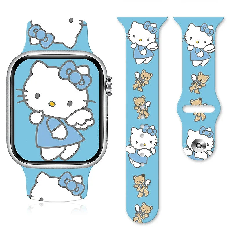 Ремешок Sanrio с мультяшным рисунком HelloKitty аниме-персонаж Cinnamoroll ремешок принтом