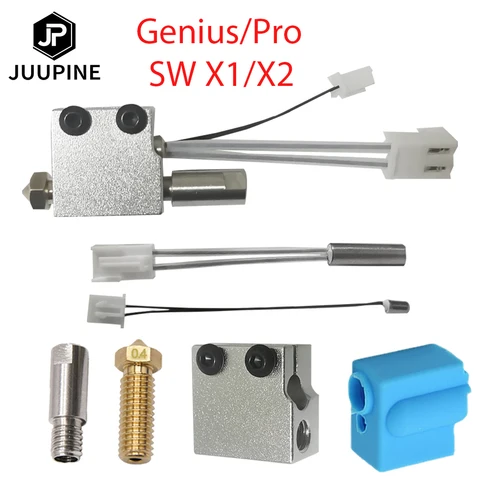 JUUPINE Горячий конец для 3D-принтера Artillery Sidewinder X1/X2