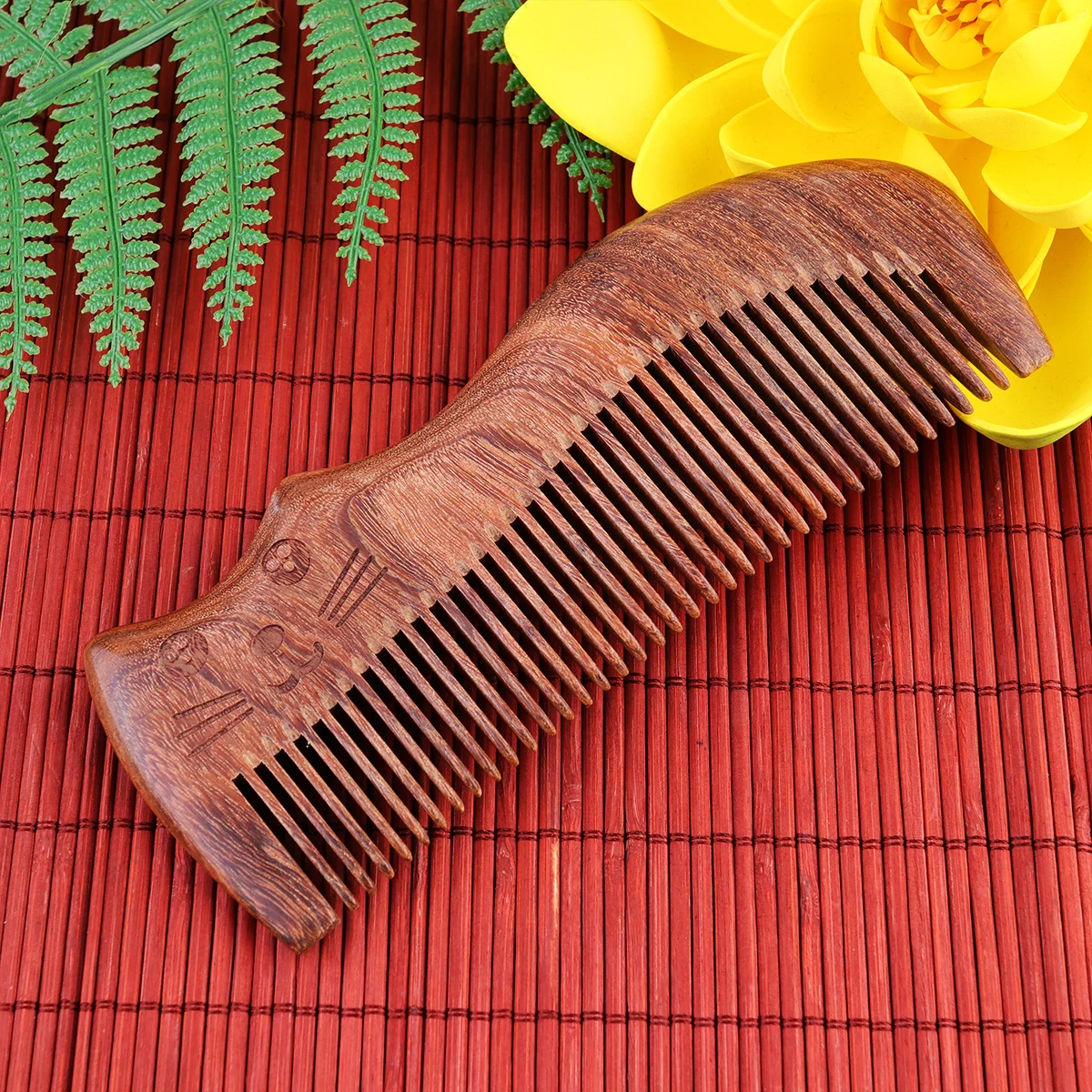 

Comb Hair Wood Brush Wooden Scalp Combs Anti Static Beard Wide Styling Paddle Natural Mustache Detangling Woman Chinese Teeth