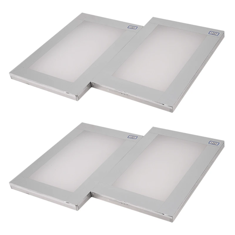 

4Pcs A4 Screen Printing Aluminum Frame Stretched 120T Silk Screen Polyester Screen for Printed Circuit Board