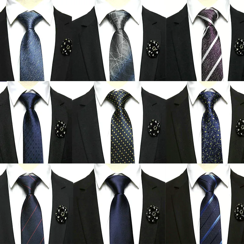 

Fashion Suit Striped Hand Tie for Man 1200pin Luxury Geometric Necktie 8cm Handmade for Wedding Party Gift for Man