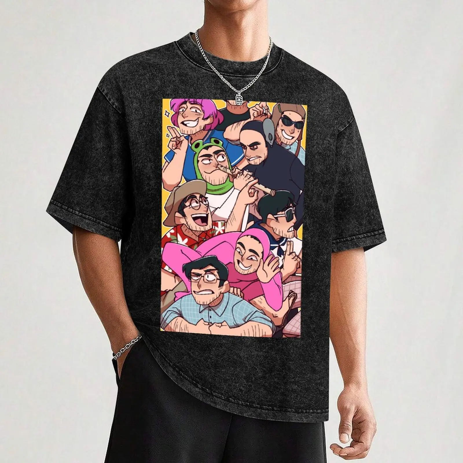 Футболка Filthy Frank Characters модные рубашки простые футболки для мужчин