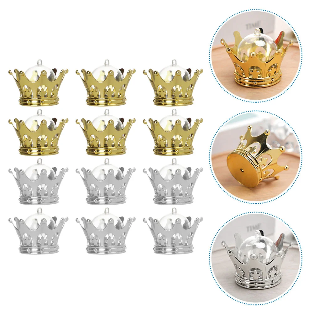 

12pcs Decorative Candy Packing Containers Party Candy Containers Candy Cases