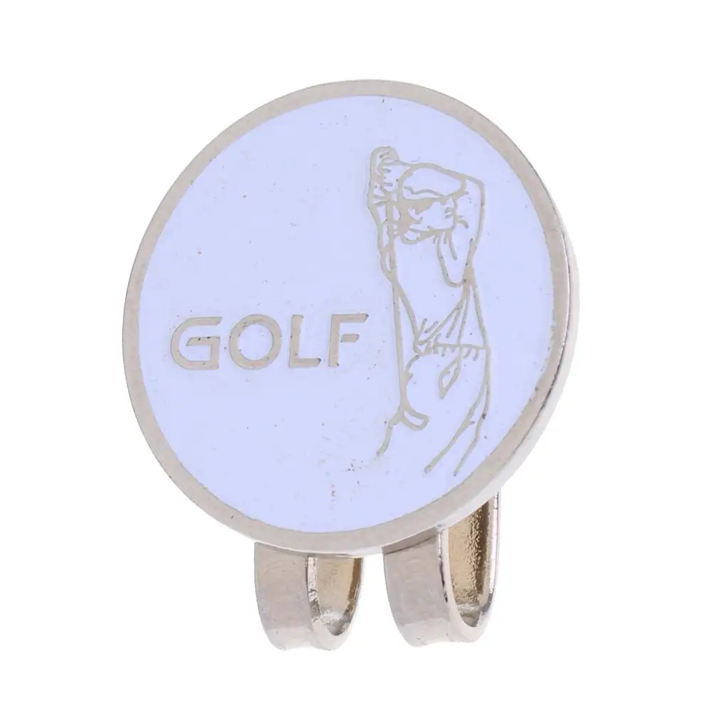 MagiDeal высокое качество крепкий рисунок Golfer магнитный держатель зажим на кепку для