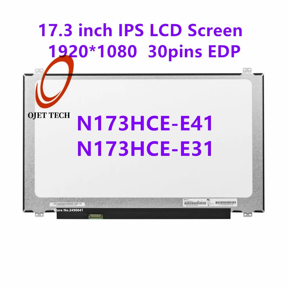 ЖК-экран для ноутбука 17,3 дюймов FHD, Φ Fit, LTN173HL01 IPS для ThinkPad P72 P71 P70 1920x1080, панель дисплея 30Pin