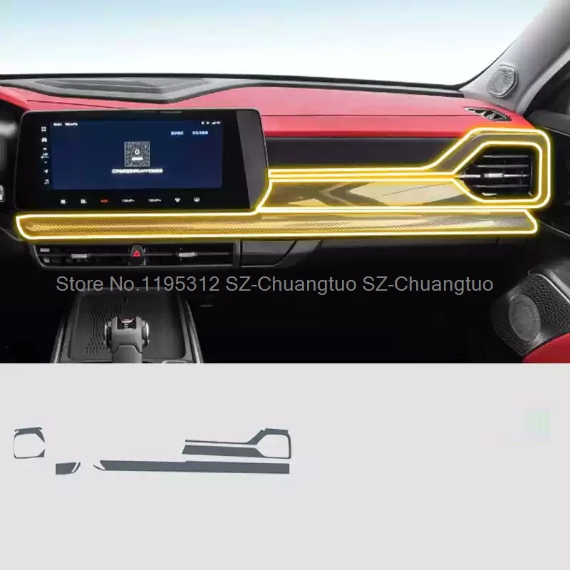 

Прозрачная защитная пленка из ТПУ для Haval H3 2022 -2024, автомобильная пленка против царапин, аксессуары для интерьера