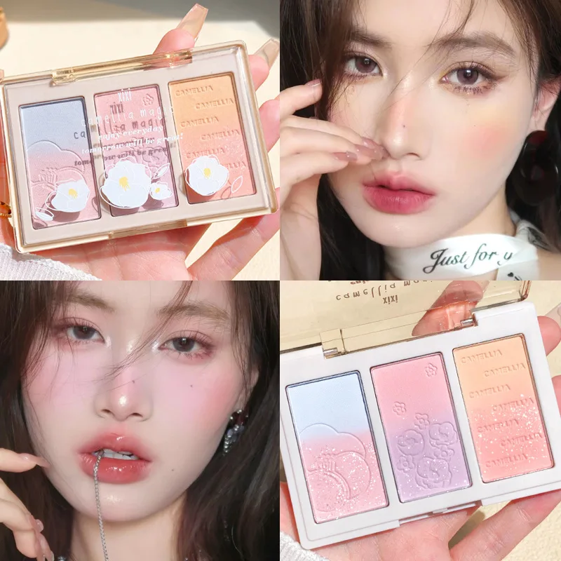 

8 Colors Glitter Highlighter Face Contour Blush Palette Makeup Body Shimmer Powder Illuminator Brighten Highlight Cosmetics