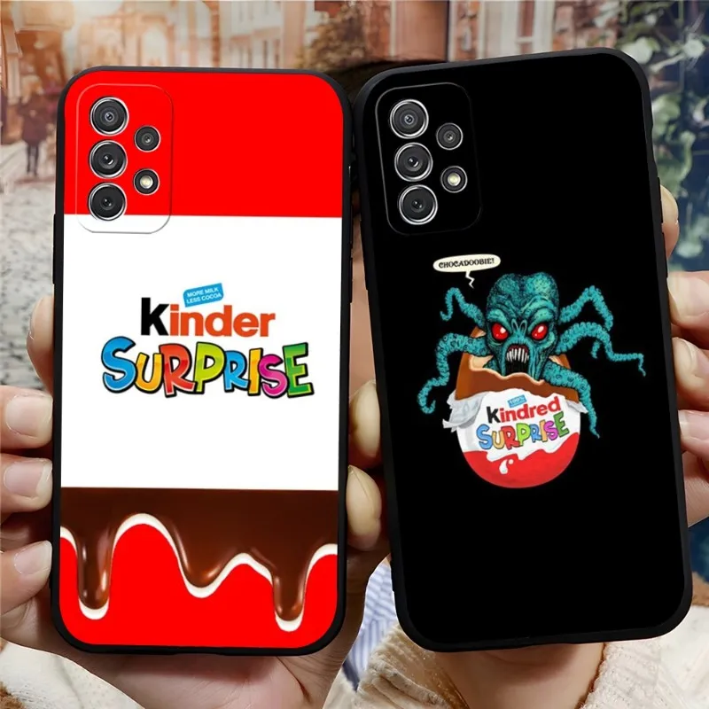 

KINDER JOY Surprise Phone Case For Sumsung A13 A12 A52 A53 A51 A21 A22 A31 A40 A03S A73 A32 A33 A50 A20E Telefoon Coque
