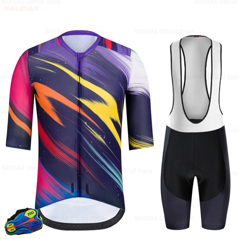 

Men Short Sleeve MTB Bike Jersey Professionally Ventilation Athletic Wear Outdoor Racing Cross-Country Bicycle Sport Suit