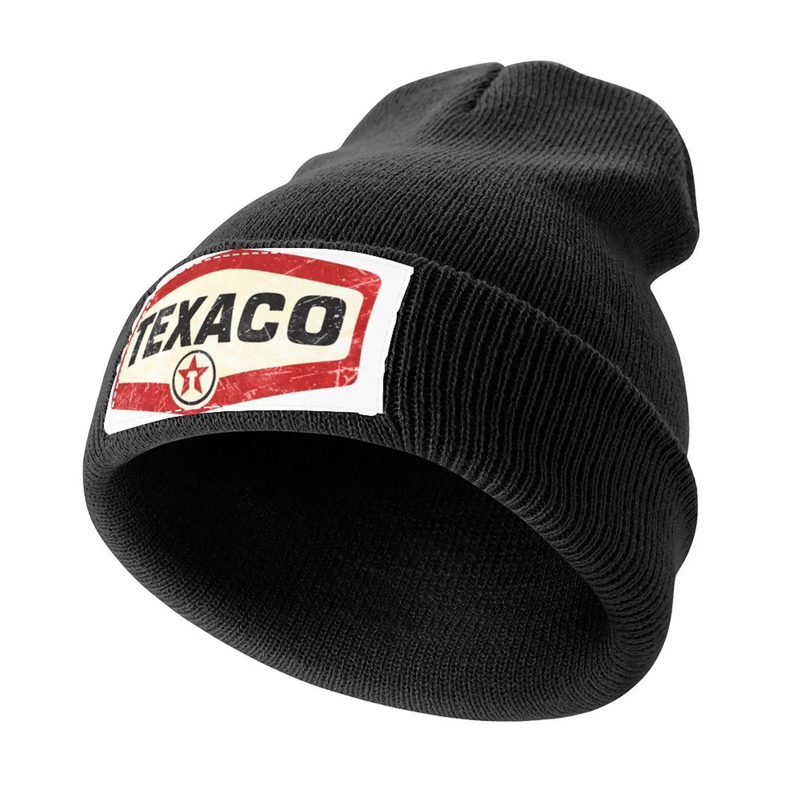 Texaco Motor Vintage Car OilCap Вязаная кепка с термозащитным козырьком Пляжная прогулка Icon