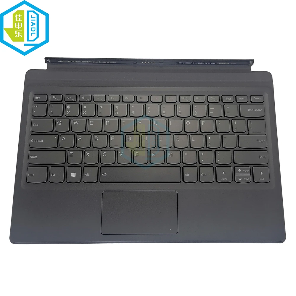 

520-12 US English Keyboard Docking For LENOVO MIIX 520-12IKB Detachable Split Trackpad Tablet Keyboards 5N20N88581 5N20N88607