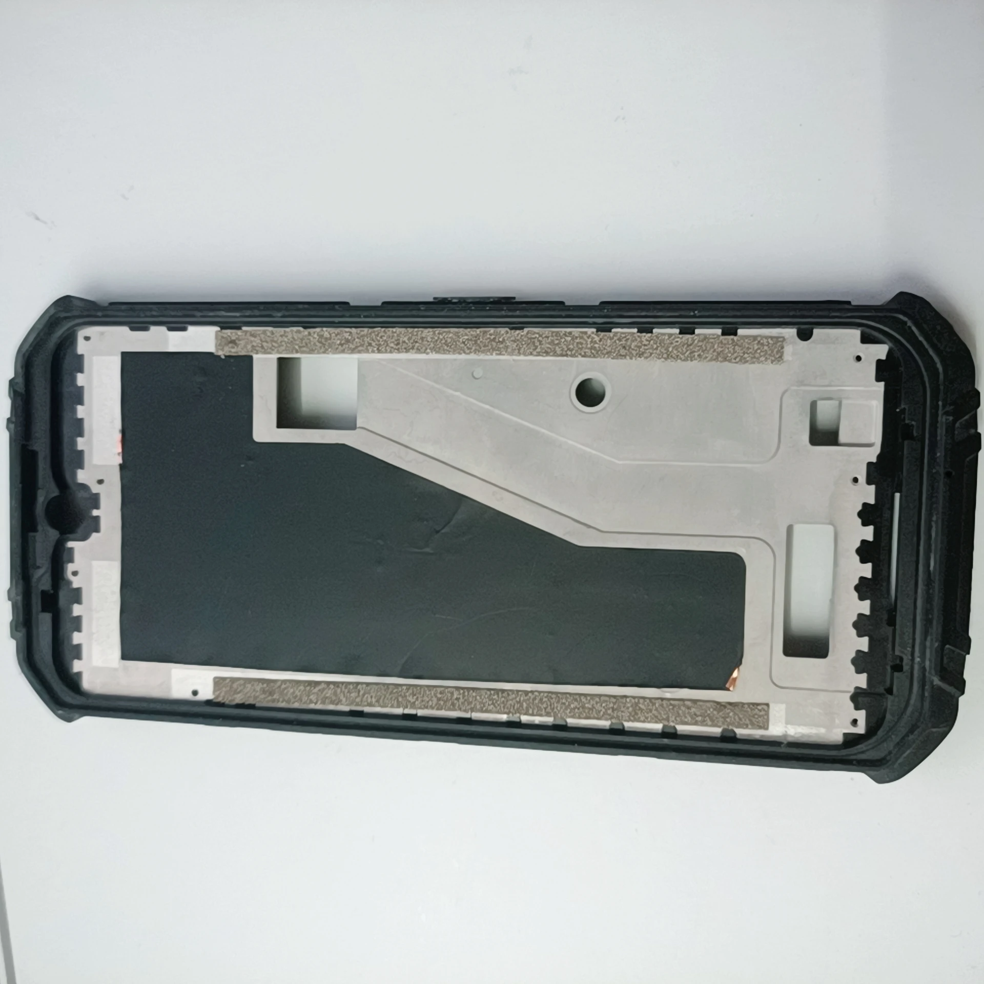 Фото Для телефона Oukitel WP6 ЖК-дисплей, средняя рамка, рамка, сменная крышка корпуса + отпечатки пальцев + гибкий кабель клавиатуры + приемник №3