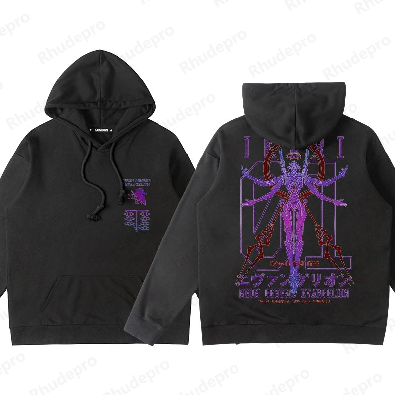 2024 молодежная толстовка с капюшоном New Century Evangelion Joint мужская Eva First Mobile диффузная