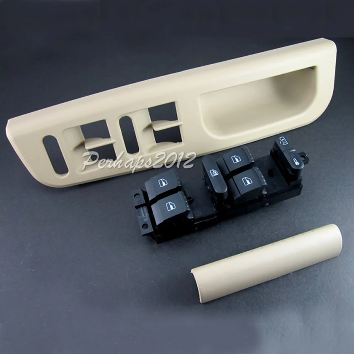 

Beige Panel Master Window Switch 1J4959857 Panel Trim Bezel Cover 3B0867175 Door pull handle trim cover for golf Jetta Passat