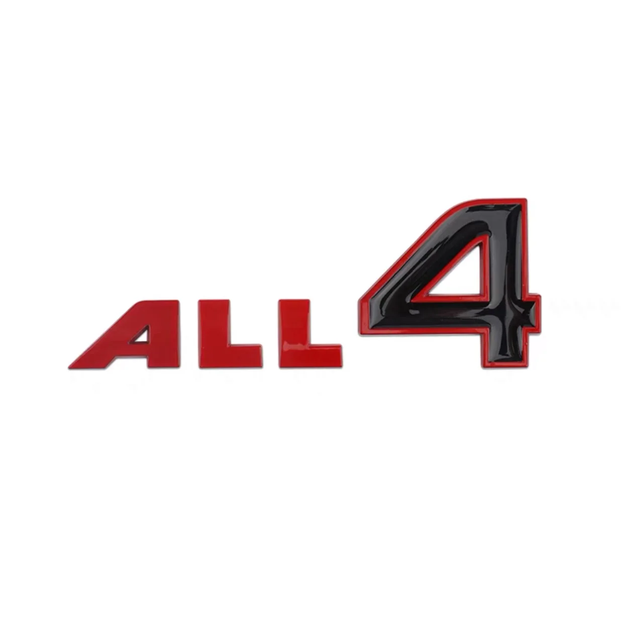 1 шт. металлическая 3d-эмблема с 4 буквами |