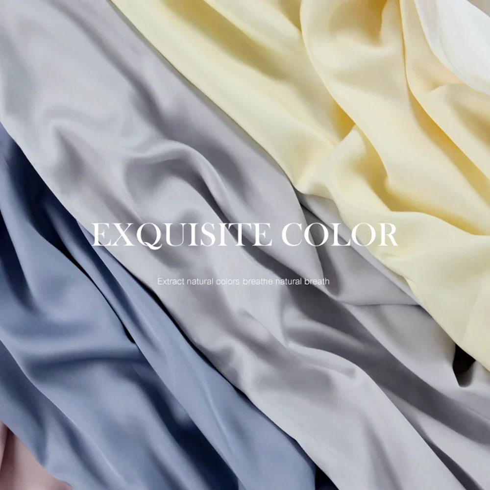 Lofuka роскошный женский красивый 100% Шелковый Комплект постельного белья двойная