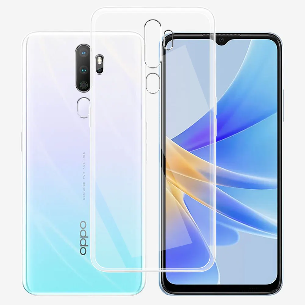 Для OPPO A5 2020 чехол прозрачный силиконовый мягкий чехол для телефона из ТПУ для Oppo AX5S A X5s Funda для OPPO A5S AX5S прозрачный чехол