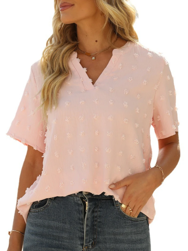 Рисунок 4 - Женская жаккардовая рубашка с V-образным