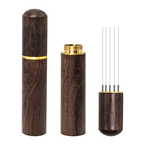 Тампера для кофе XMSJ из нержавеющей стали и дерева