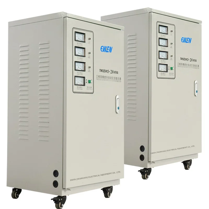 Вход 3-фазный стабилизатор напряжения сервопривода электричества 380 В 220 20000