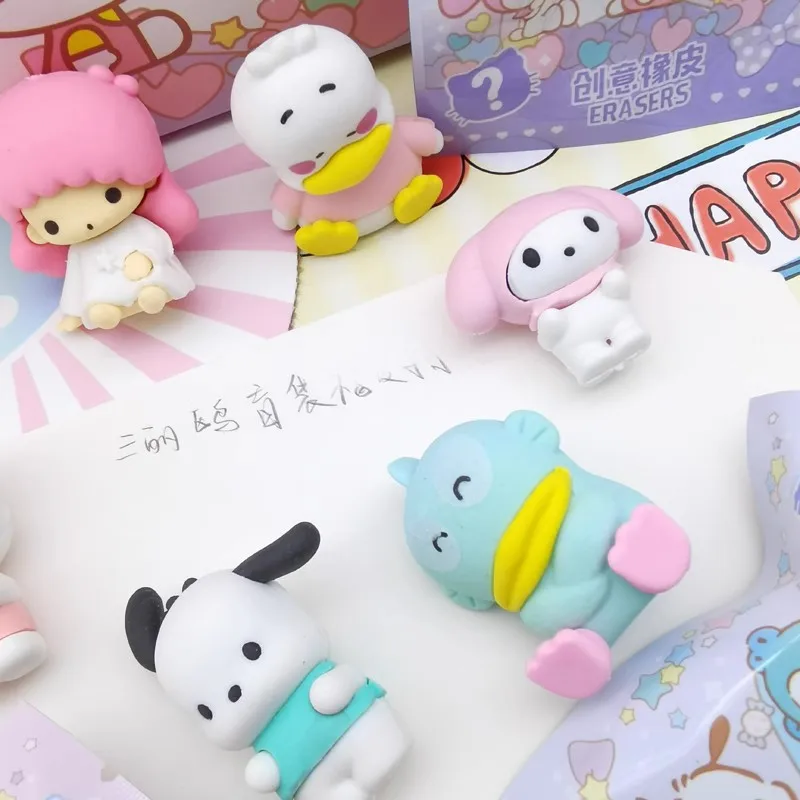 32 шт. стирательная резиновая сумка для слепых предметов