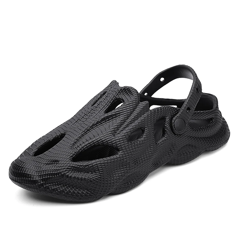 Men's Slipper Sandals Slip-on Flats Clogs Breathable Beach Slide Sandal Lightweight Waterproof Non-slip Wading Durable Sandalias