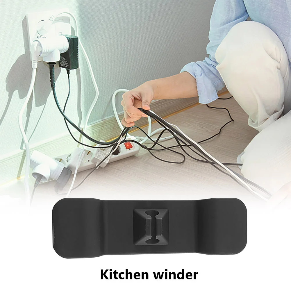 

Kitchen Appliances Storage Cable Holder Clip Wire Cord Management Universal Cord Wrapper Organizer for Mixer Blender Air Fryer