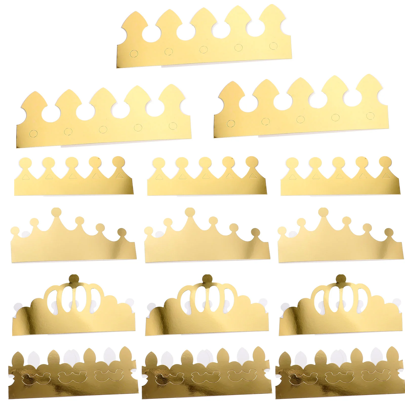 

Paper Crowns Adults Party Hats Children Birthday Headdress Decorations Kids Playset