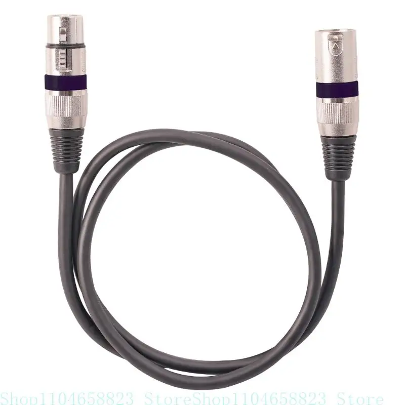 652f Сбалансированная микрофонная кабель 3pin Мужчина -самка динамика