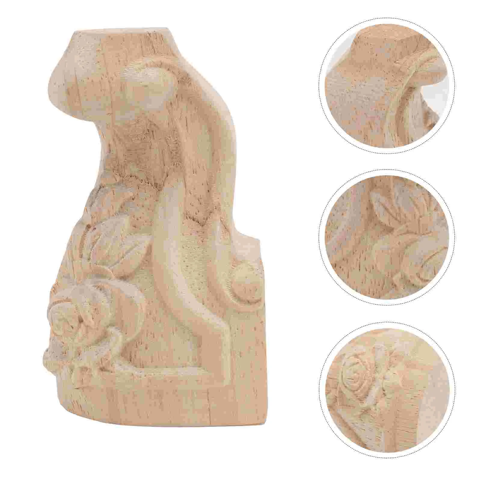 

Деревянные ножки для стола с резьбой, Декоративные ножки для мебели, диванные ножки для дома, 4 шт.