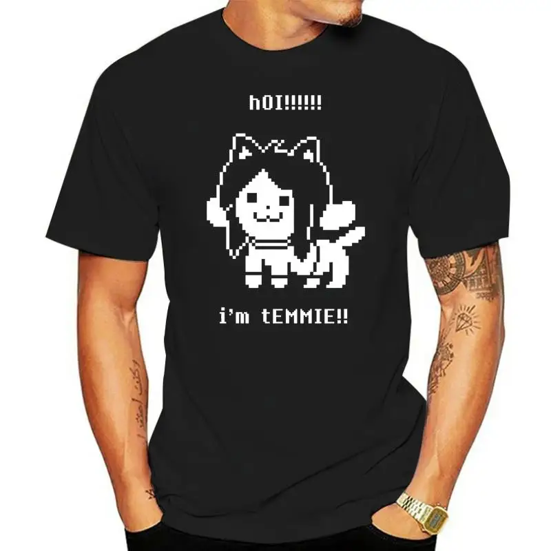 Camiseta de Undertale Temmie, ropa Hipster de Tumblr, Frisk, Sans Flowey, Rpg, Roleindie