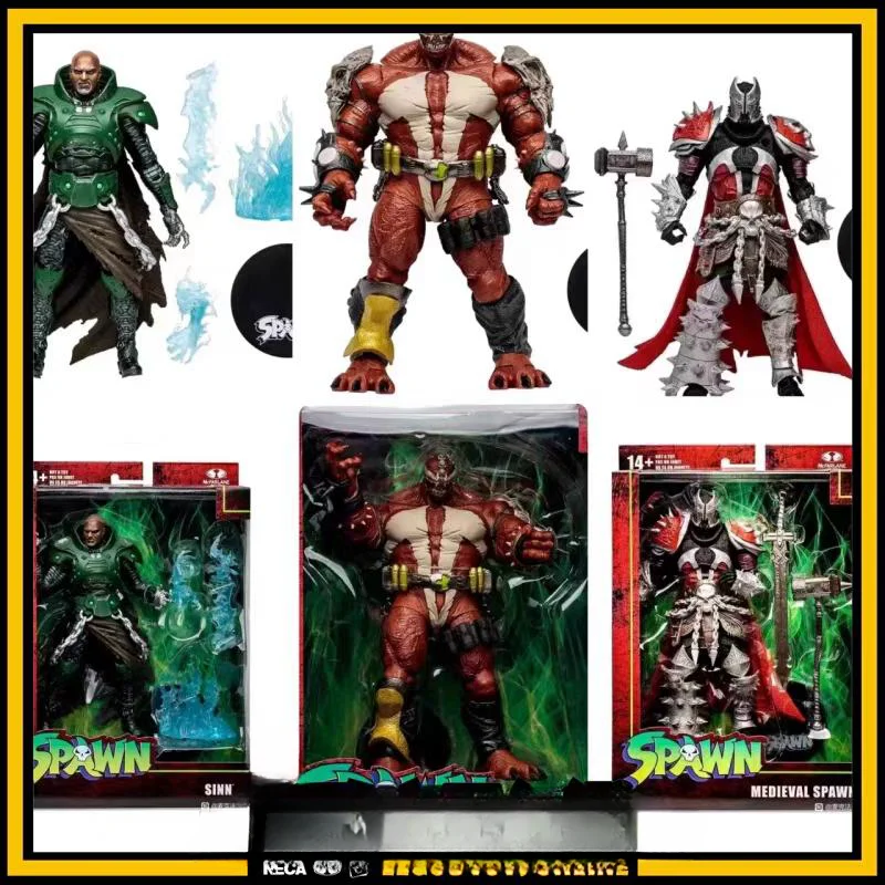 

Original Mcfarlane Spawn Action Figure Model Doll Medieval Big Mac Or Evil ! Spot Stocks Garage Kit Christmas Gifts
