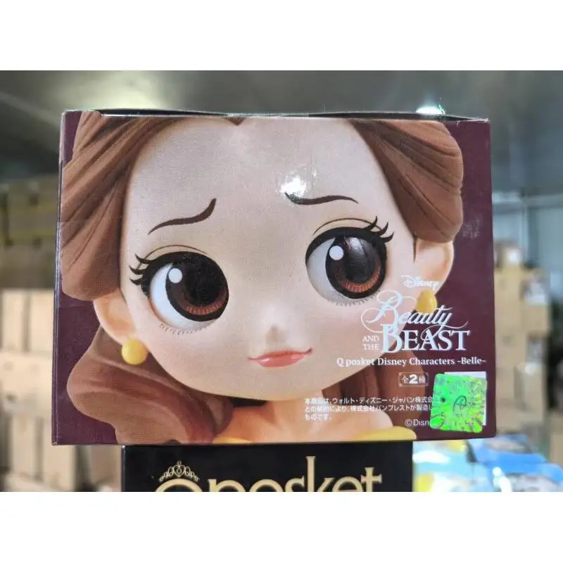 Коллекционная фигурка принцессы Белль Disney Qposket от Bandai, модель игрушки в подарок для мальчиков и девочек, коллекционная фигурка аниме-персонажа (art.: 3920dc19cb50d) - 3920dc19cb50d
