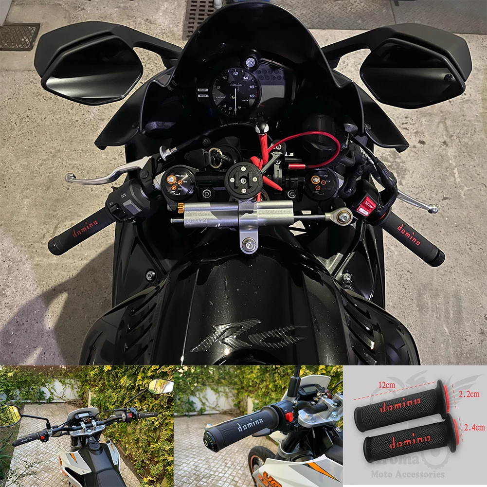 Мягкие резиновые ручки для мотоцикла CRF EXC YZF 9 цветов 7/8 дюйма 22 мм 24 | Автомобили и