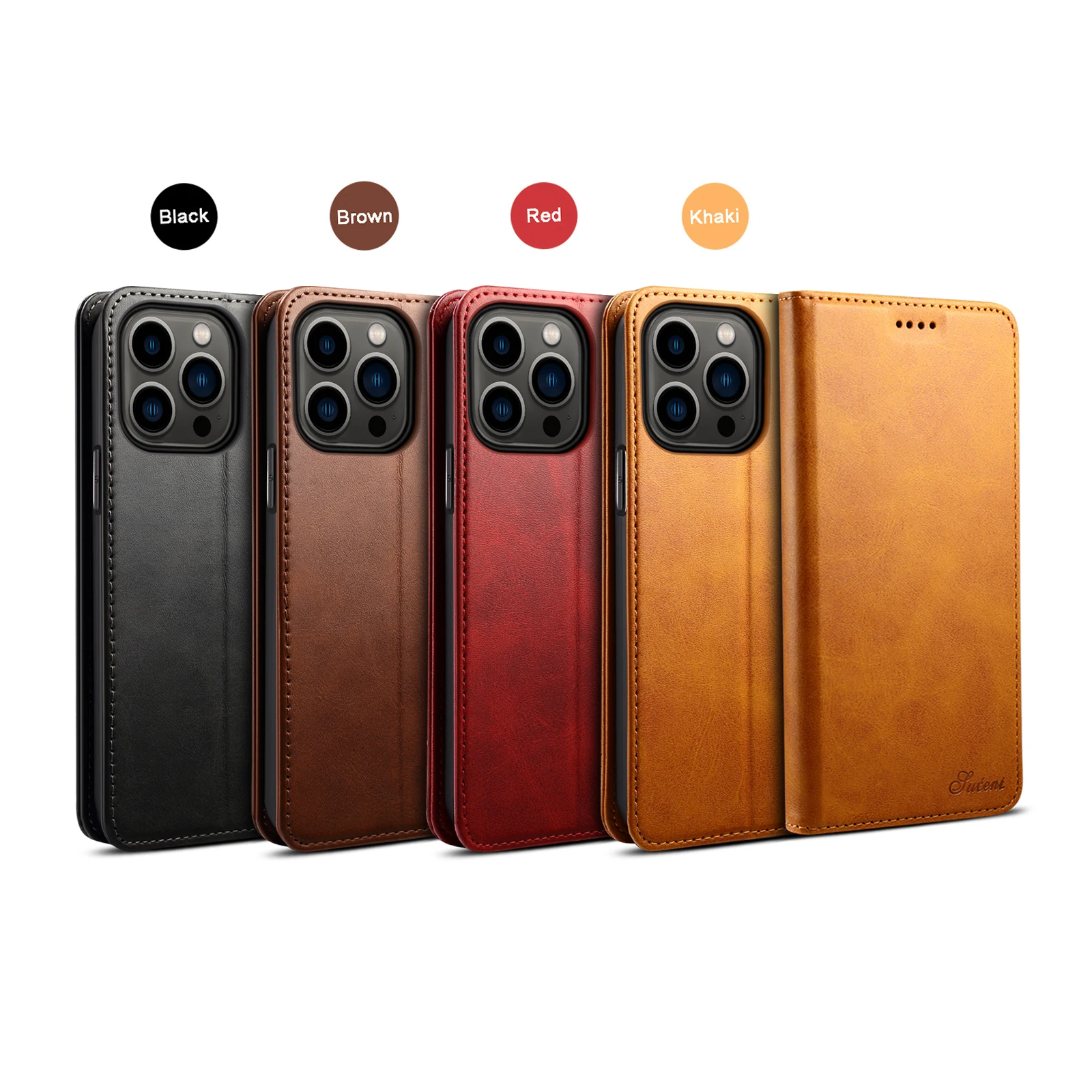 

Magnetic Leather Kickstand Case For Iphone 12 13 11 14 Pro Max X XS Max XR 7 8 13 Mini Fundas Cover Flip Wallet Card Slot Luxury
