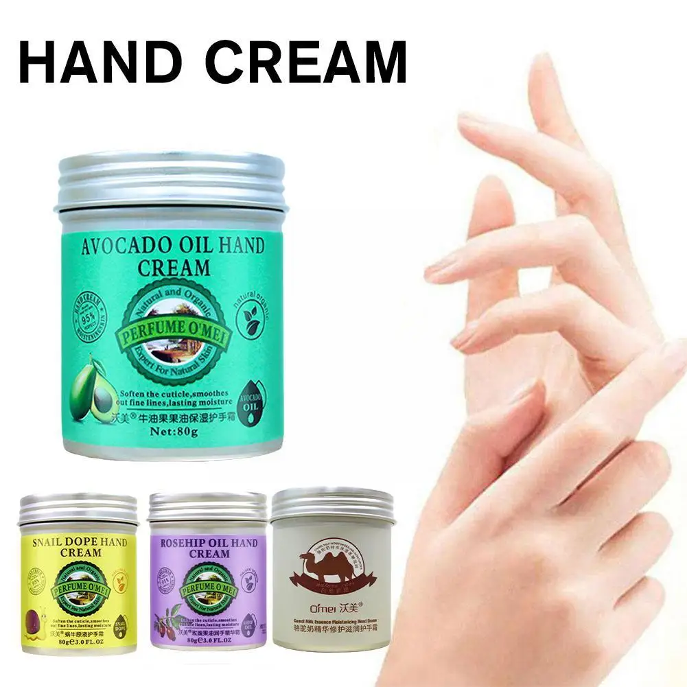 Green Plant Fragrance Hand Cream Moisturizing Nourishing Milk Repair Anti-drying Essence Camel Anti-crack S9q1