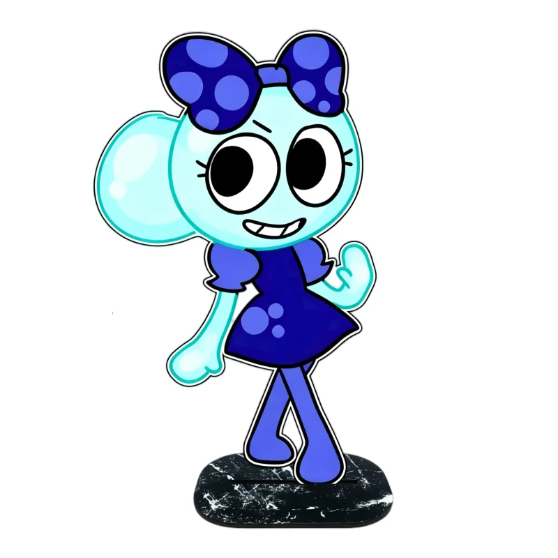 Коллекционная акриловая фигурка Dandy's World Razzle Dazzle Gemini: Двойные котики-чиби, персонажи в стиле тун, подарок для фанатов Dandy's World, декор (art.: 3920db2c2fd3f) - 3920db2c2fd3f