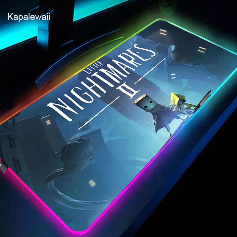 

900x400 RGB Little Nightmares Large Mouse Mat Anime Laptop Mouse Pad Notbook Computer Keyboard Gaming Mousepad Gamer Play Mats
