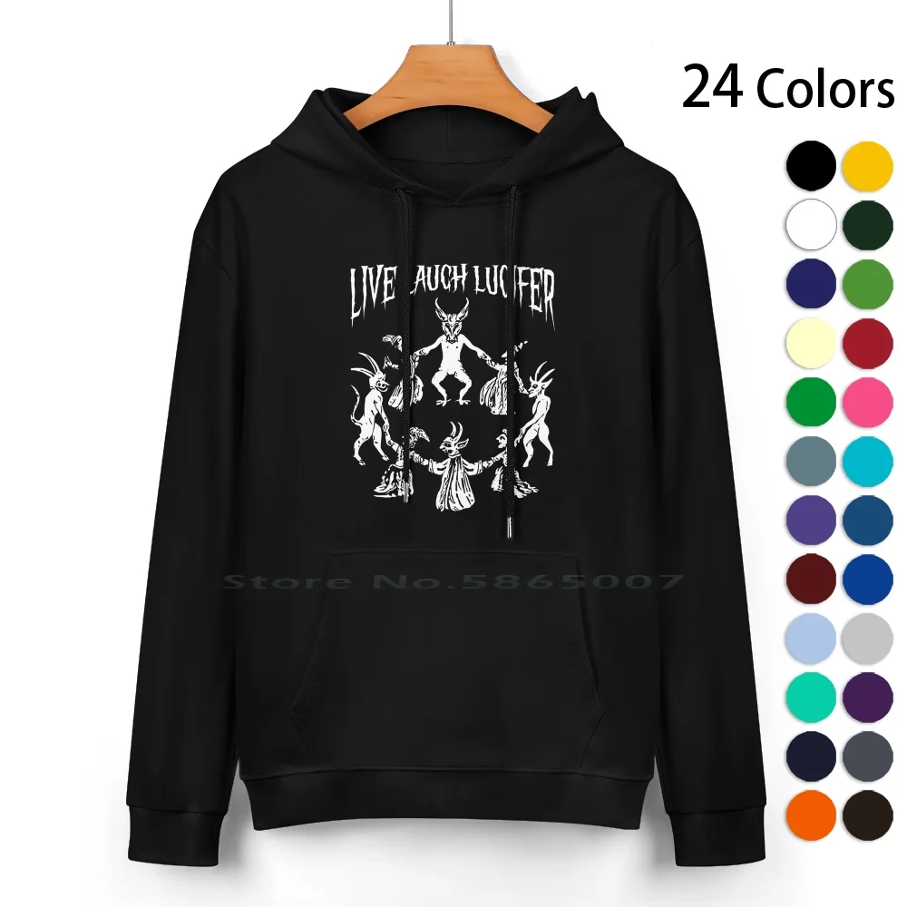 

Live Launch Lucifer Pure Cotton Hoodie Sweater 24 Colors Baphomet Occult Devil Satanist Satanc Satanic Temple Demon Witch Pagan