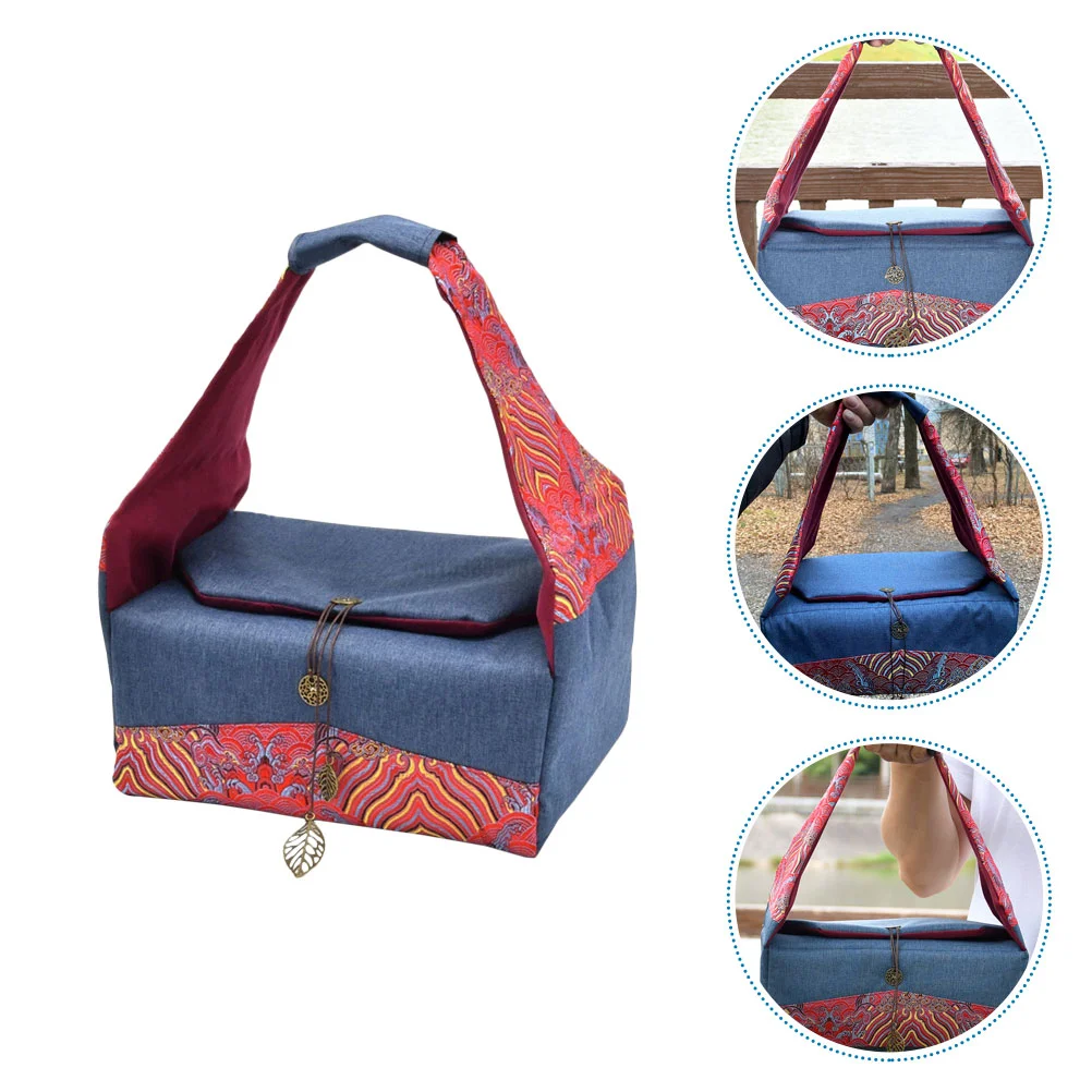 

Чайный пакетик, чехол для чайной чашки, подставка для хранения, дорожная холщовая портативная чайная посуда, аксессуар, подарок в китайском ...