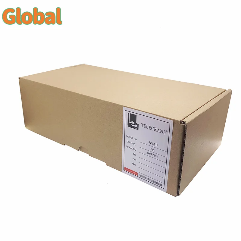 F24-6S 6 кнопок односкоростной промышленный беспроводной радиопереключатель