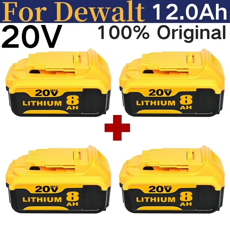 Сменный литий-ионный аккумулятор 20 В DCB200 12000 мАч для DeWalt DCB205 DCB201 DCB203